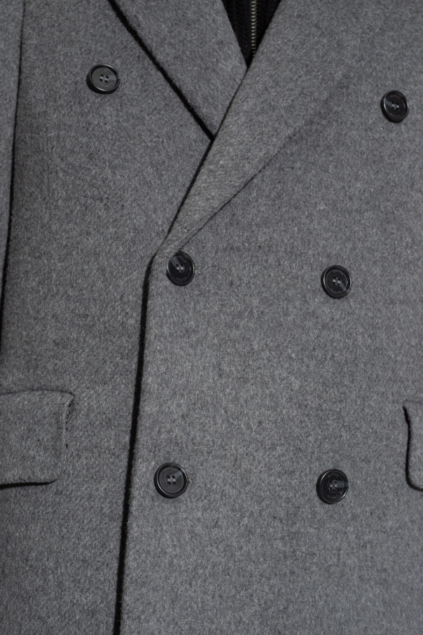 Grey 'Genesis' double-breasted coat Eytys